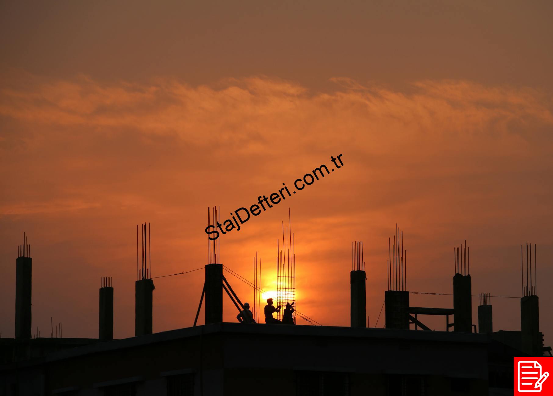 30 günlük şantiye staj defteri