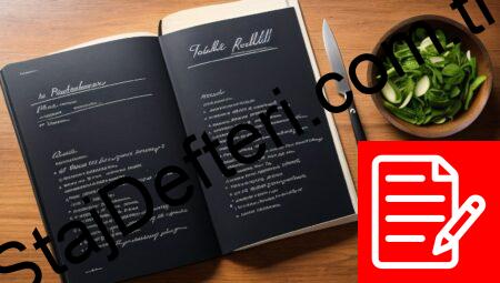 Aşçı Staj Defteri