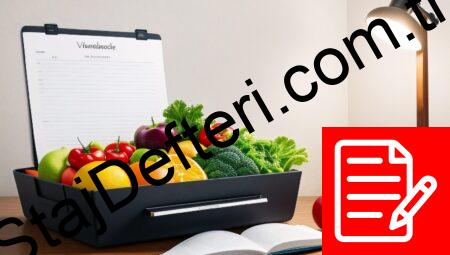 Beslenme ve Diyetetik Staj Defteri Örneği