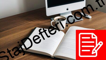 Bilişim Teknolojileri Staj Defteri Doldurulmuş 2018