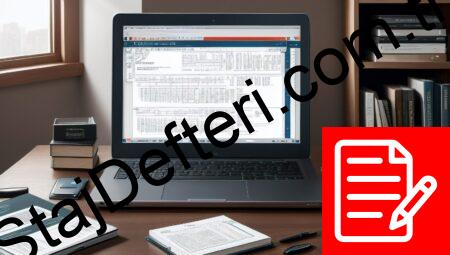 Endüstri Mühendisliği Bilgisayar Staj Defteri Örneği