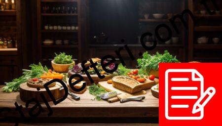 Gastronomi Staj Defteri Örneği