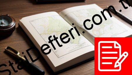 Harita Mühendisliği Staj Defteri Örneği PDF