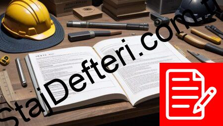 inşaat staj defteri elle yazılmış 30 günlük