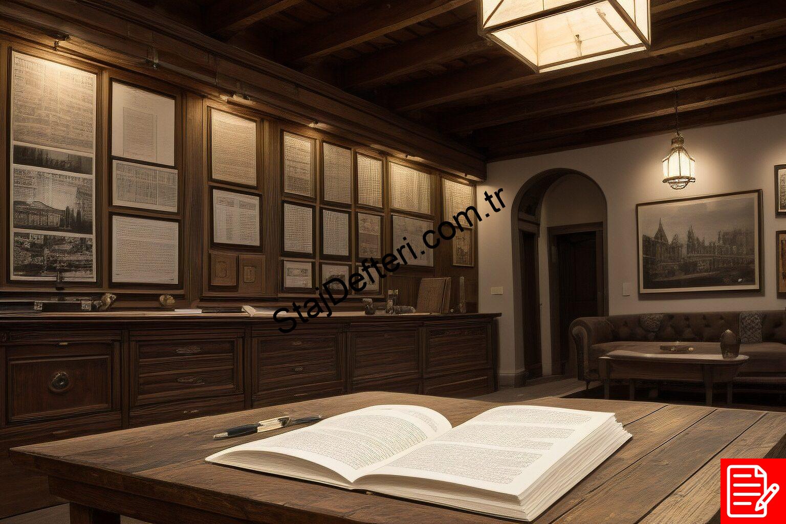 Mimari Restorasyon Staj Defteri Örneği