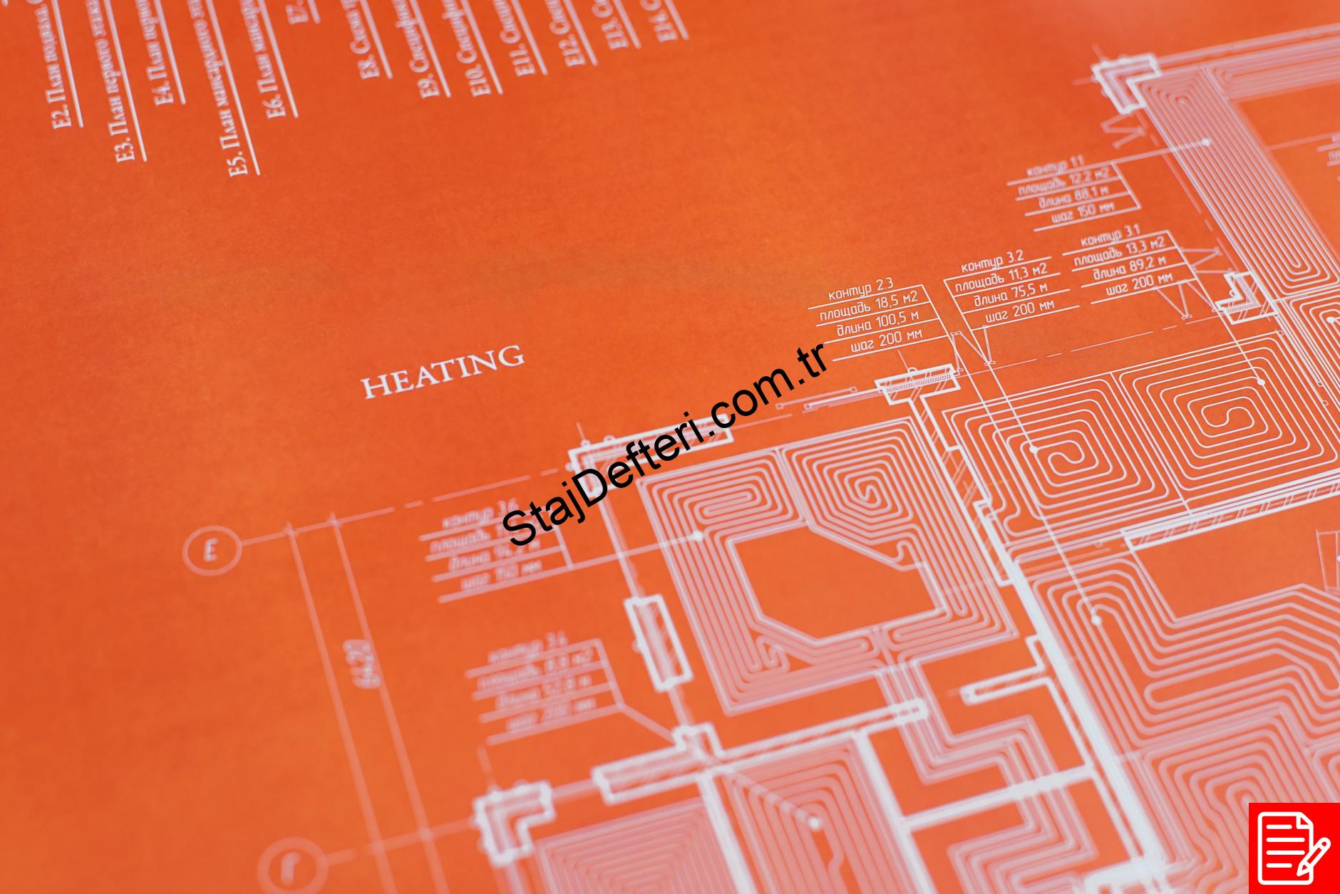 Temel Teknik Resim Staj Defteri