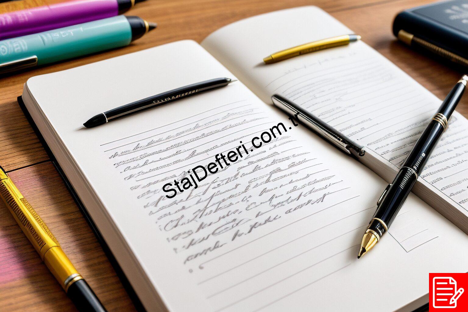 acenta staj defteri örneği