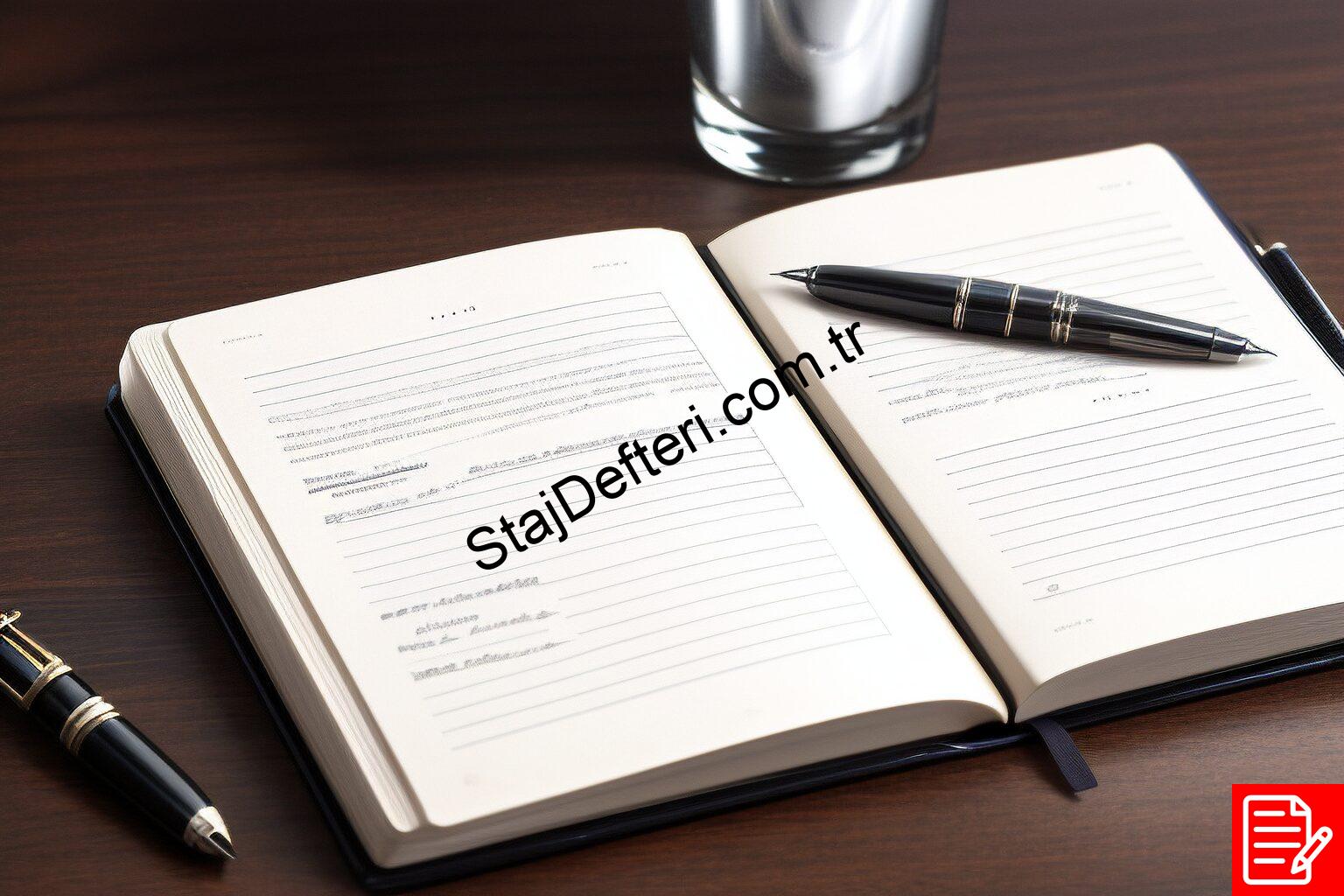 Akü Staj Defteri Örneği