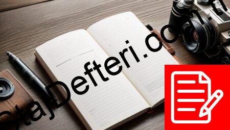 Fotoğrafçılık Staj Defteri