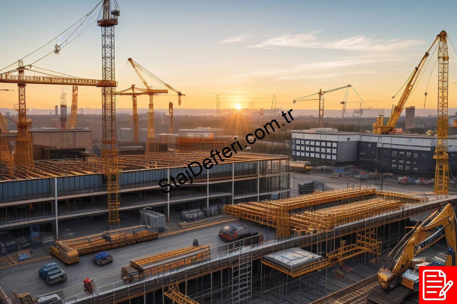 Şantiye Staj Defteri Örneği İnşaat Mühendisliği