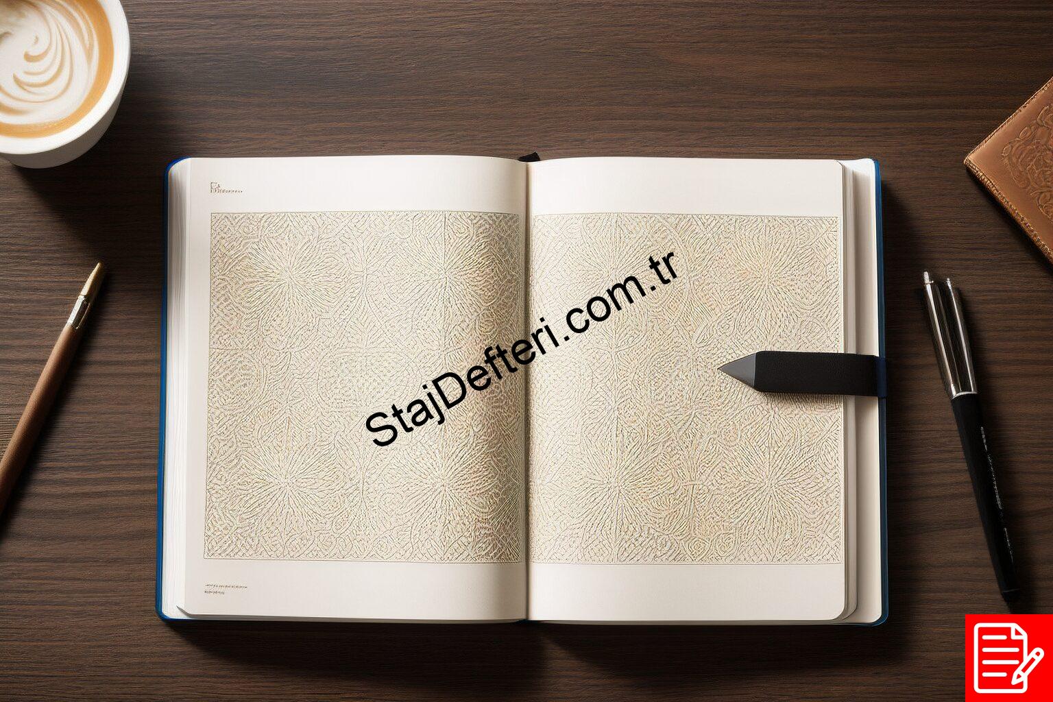 Staj Defteri Kapak Örnekleri