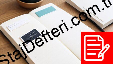 Tekstil Staj Defteri Nasıl Doldurulur